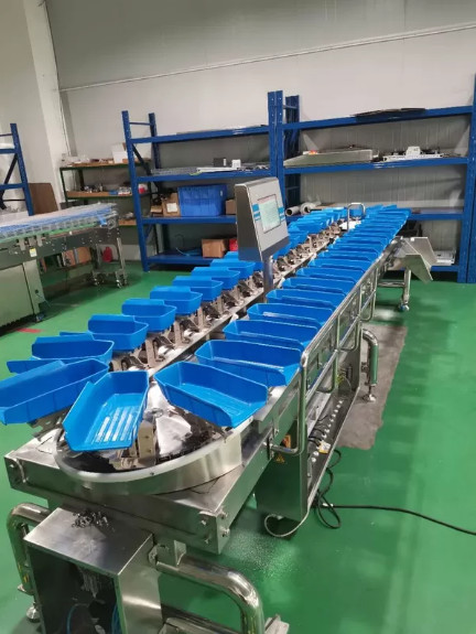 Circular Weight Sorter Machine 500g MultiWeight For Seafood Fish Shrimp
