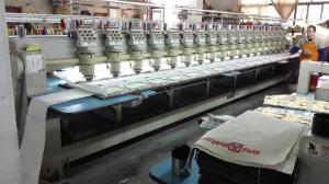 Quality 18 Heads Barudan Multi Needle Embroidery Machine Used BENSH-YN-18 wholesale