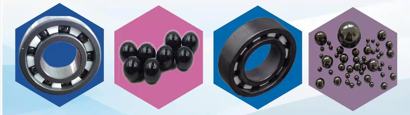 High Strength Temperature Resistant bearings Silicon Nitride ceramic Balls With Fracture Toughness