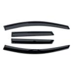 Customized Car Side Window Wind Deflectors PMMA Smoke / Dark Smoke