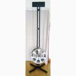 Six Wheels Auto Body Parts Racks , 2 Sides Metal Mag Wheel Display Stand