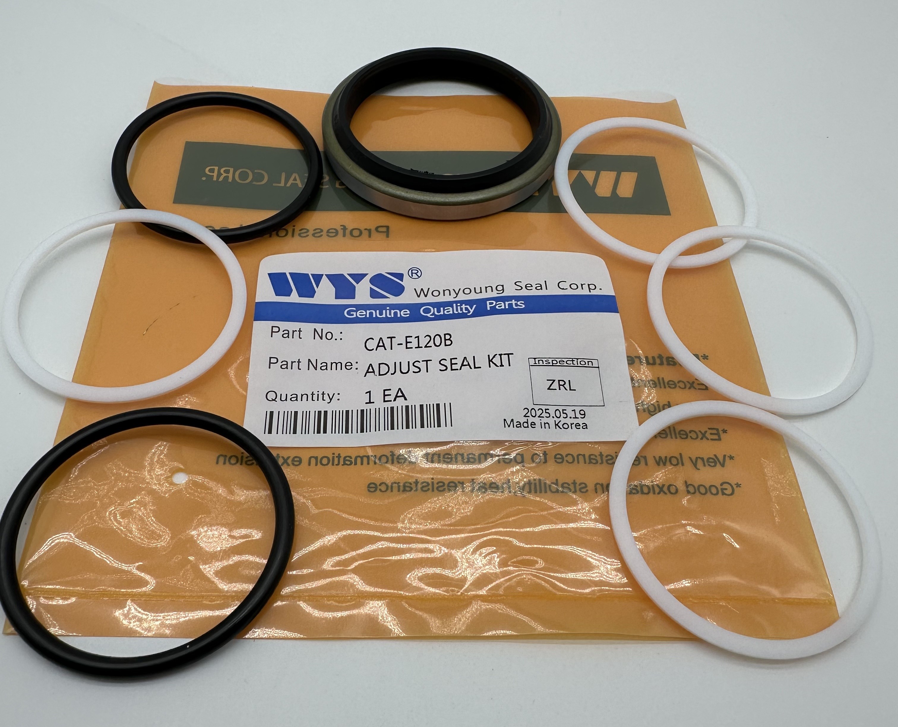 WYS Caterpillar NO CAT-E120B ADJUST SEAL KIT