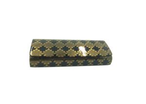 Quality Diamond Shape PU Leather Hard Eyeglass Case Normal Size 166 * 64 * 34mm wholesale