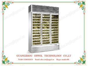 Quality OP-417 Automatic Defrosting System High Efficiency Compressor Wine Display Refrigerator wholesale