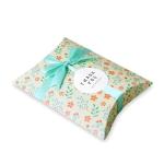 Hot Foil/UV/Varnish Surface Finish Small Paper Pillow Box Packaging for Wedding