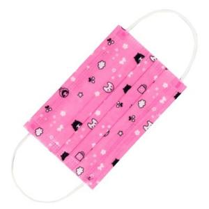 Quality Children Disposable Mouth Mask / Dust Proof Personal Protective Earloop Mask Dresses wholesale