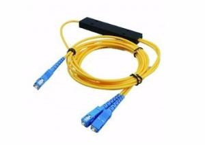 Quality Yellow FWDM Module Fiber Optic Cable Splitter For Metro WDM Systems wholesale