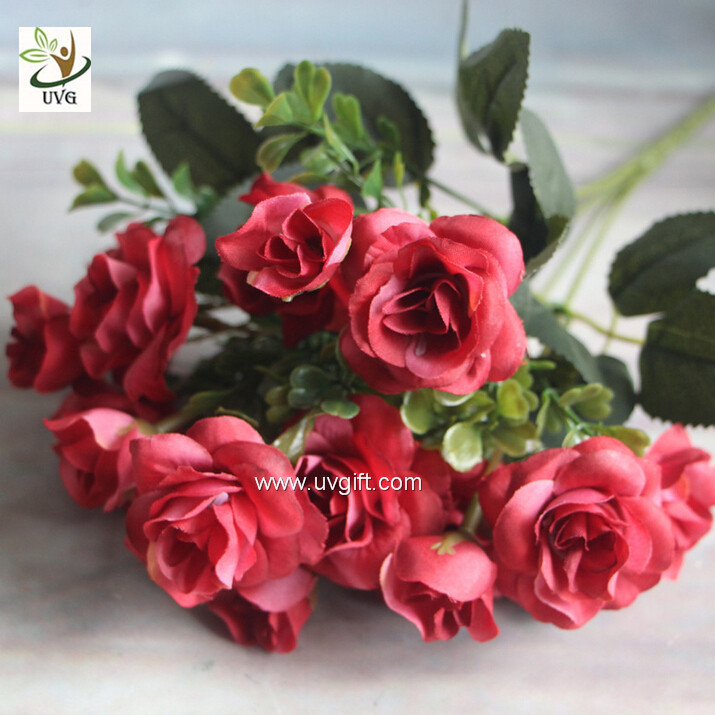 UVG table centerpieces fake roses silk wedding bouquets for party table decoration FRS67