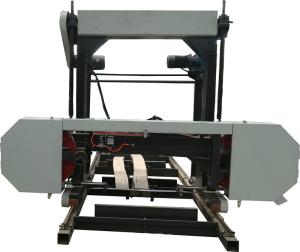 Quality 30KW Wood Portable Sawmill Lumber Mill Bandsaw With Carbide Blade wholesale