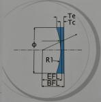 10mm-300m Spherical Glass Lens Plano Concave Lenses For Laser Industry