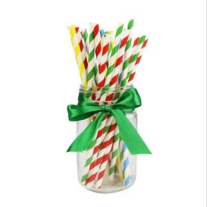 Quality Disposable Biodegradable Paper Drinking Straws Strong Drinking Paper Straws wholesale