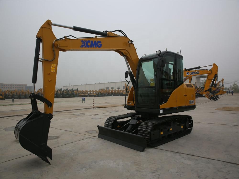 china famous brand hydraulic crawler excavator XE80D 8t excavator