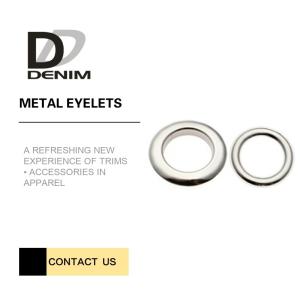 Quality High Durability Metal Eyelet Rings Crack-Proof For Clothings Decoration wholesale