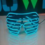 cute window-shade glasses/el glasses/glow glasses
