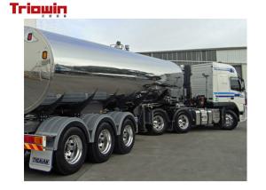 Quality Professional Dairy Processing Equipment Milk Tanker Truck 3-40 Cubic Volume wholesale