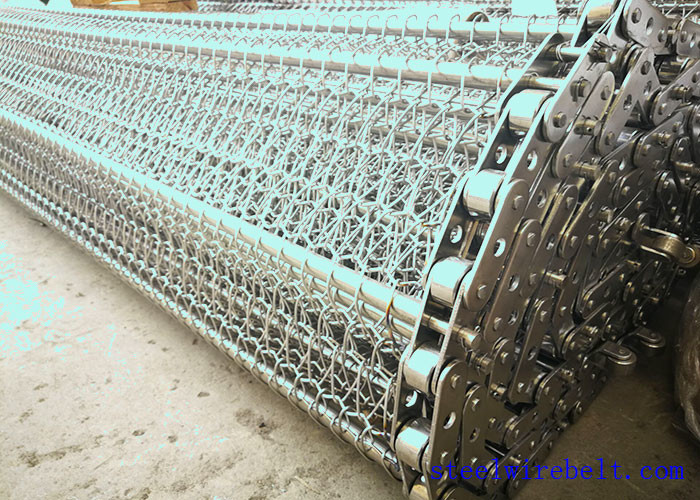 Corrosion Resistant Stainless Steel Wire Belt Withstand High Temperature