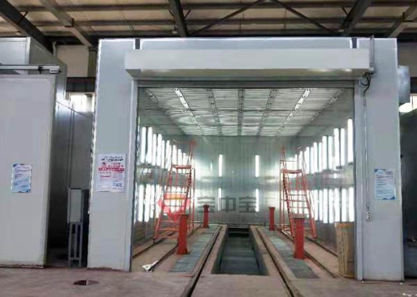 Cheap Military Spray Booth with Manlift working Platform Paint booth for sale
