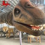 Indoor Realistic Dinosaur Head Wall Mount Decorative Size Customized