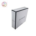 White Two Pieces EVA Insert Cosmetic Gift Box For Perfume Packaging