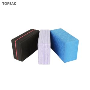 Quality Pilates Soft Foam Yoga Blocks 5.5&quot; 3 Inch Double EVA Free Non Slip wholesale