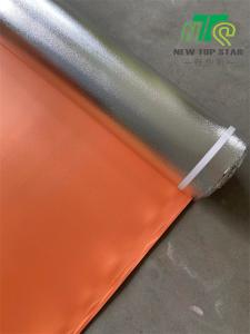 Quality 30KGS/m3 Soundproof Laminate Floor Underlay , IXPE Silver Foam Underlay wholesale
