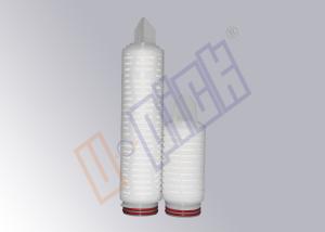 Quality Food Grade Membrane Filter Cartridge 0.1 - 20 Micron For Beverage / Water wholesale