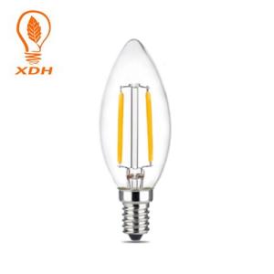 Quality 2W E12 E14 LED Filament Bulb , C35 LED Candle Lights For Chandeliers wholesale