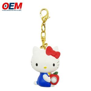 Quality Cat Cute Hello Kitty Keychains Melody 3D Cartoon Keychain wholesale