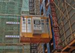 Rack Pinion VFD Single Cage Construction Passenger Hoist 1000kg High Speed