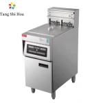 Commercial single cylinder double screen oil filter electric fryer Hamburg and