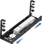 Sturdy Metal Cable Tray Basket with Clamp The Ultimate Under Desk Cable