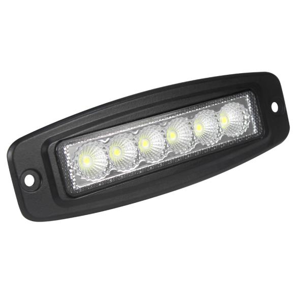 6 Inch 6pcs*3w Bridgelux Ultra Slim LED Bar Flush Mount Flood Beam For