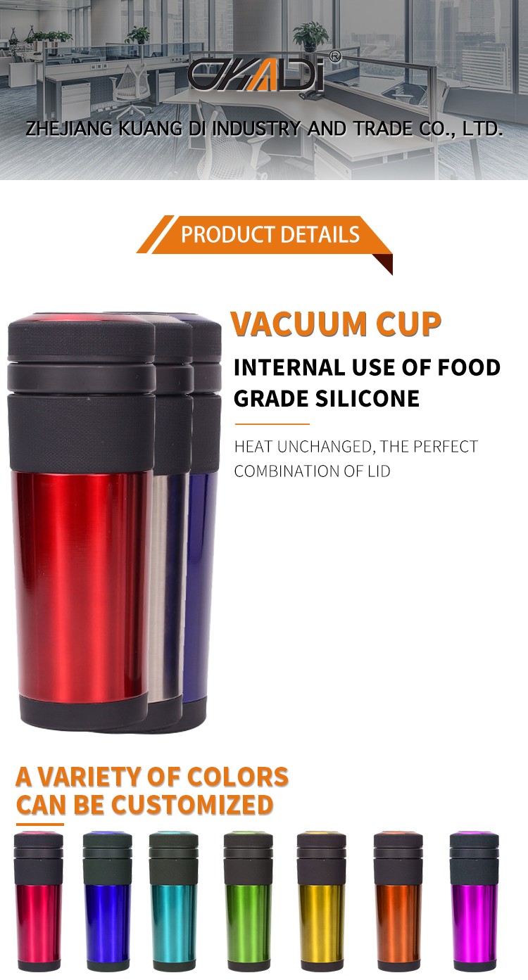 chinese bottle manufacturers Custom logo 304 stainless steel coffee thermos vacuum mugs