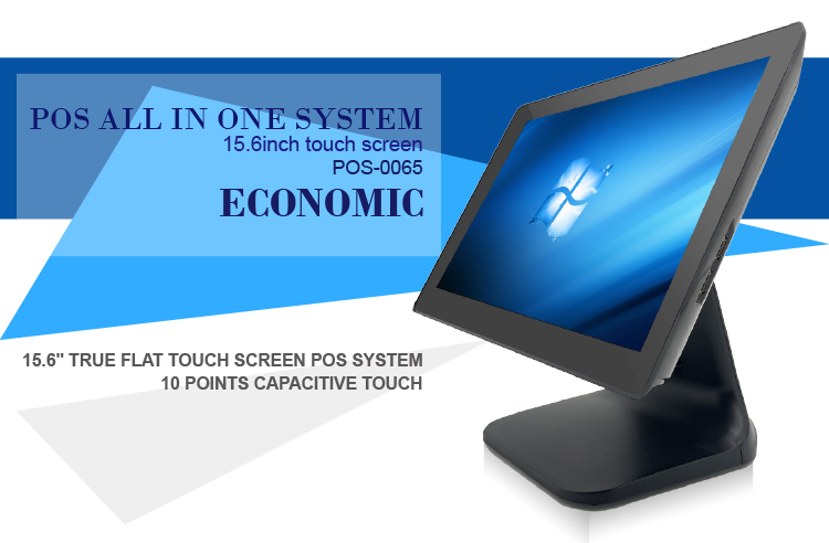 15.6inch Economic Width Screen Windows POS Machine with 10 Point Capacitive Touch