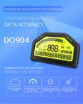 Do904 Car Water Temp Gauge 6.5 Inch LCD Screen Motor Racing Dashboard