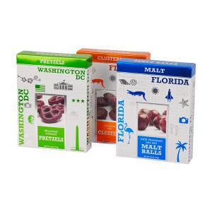 Quality Luxury Packaging Chocolate Paper Boxes 0.45mm Thickness With Silver Logo wholesale
