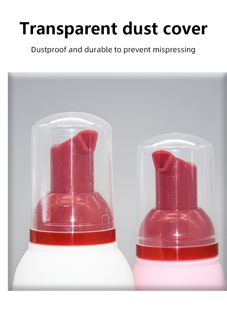 Hpde Hand Wash Od 33mm Foam Pump Bottle Cosmetic 50ml 100ml