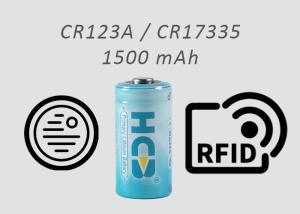 Quality CR123A 1500mAh CR17335 Industrial Lithium Primary Battery For Smoke Detectors wholesale