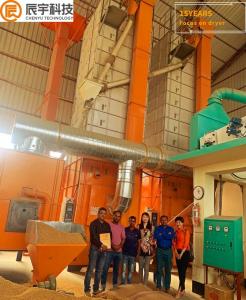 Quality 15 Tons per Batch Cross Flow Type Paddy Dryer machine wholesale