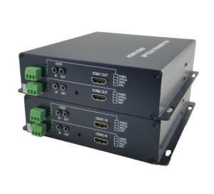 Quality 2 channnel HDMI fiber optic cctv FULL HD video converter 1080p HDMI Fiber Optical audio Transmitter and Receiver wholesale