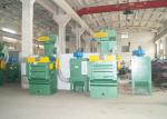 Tumble Belt Automatic Shot Blasting Machine , 200L Volume Industrial Shot