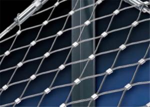 China Anti - Rust SS316 Wire Rope Mesh , Wire Rope Netting For Protection Use on sale