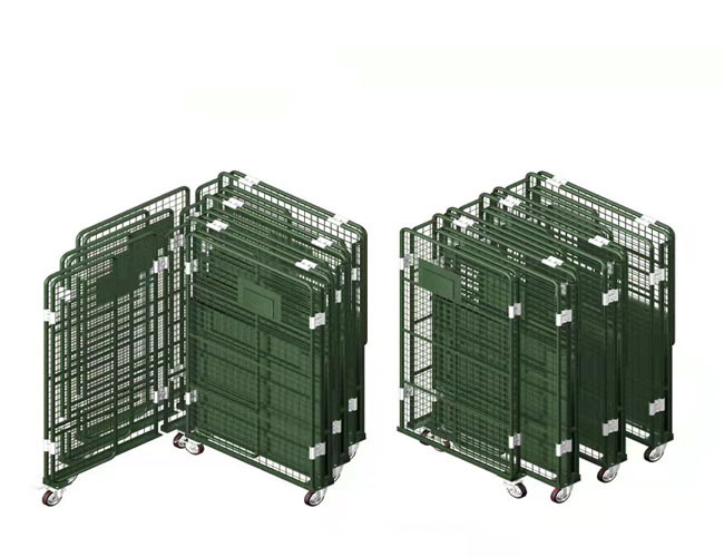 4.8mm Metal Pallet Cage Ordinary Carbon Structural Steel Express Sorting Frame