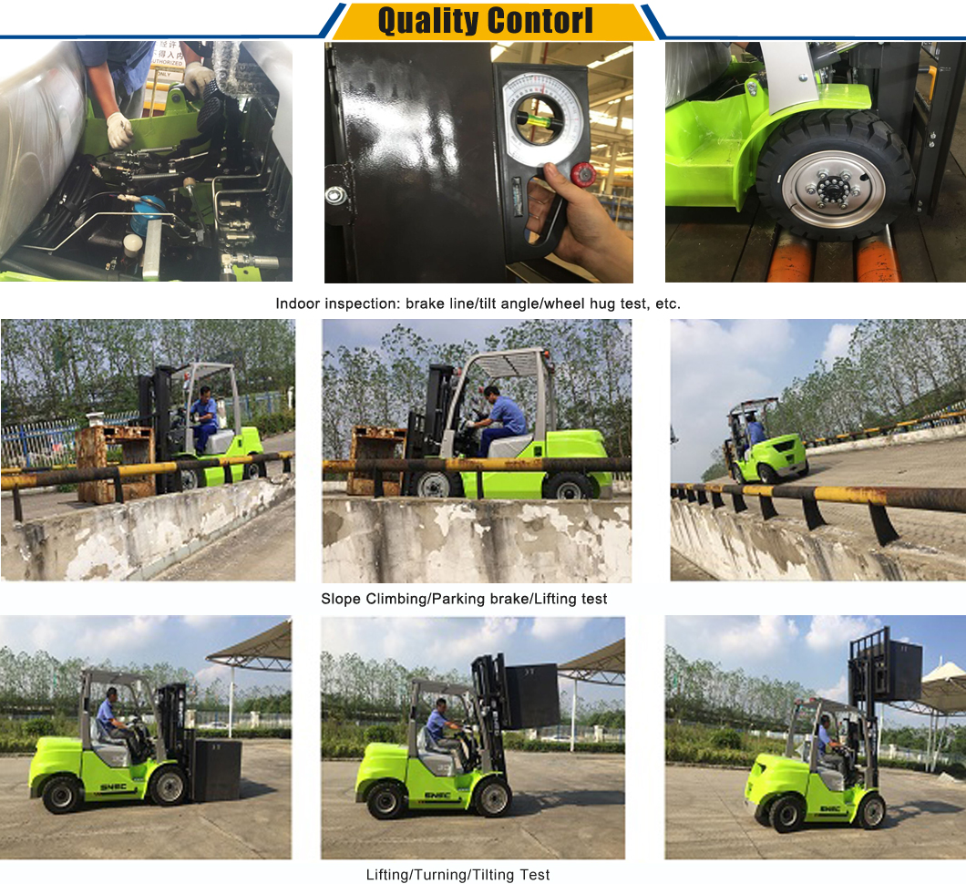 SNSC 2ton Capacity Max Lift Height 6m 8m 10m 12m Narrow Aisle Montacargas Double Reach Truck Forklift