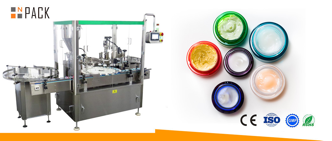 Cosmetic Bottle Equipment Automatic Cosmetics Liquid Paste Cream Cosmetic Filling Machine