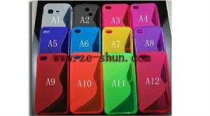 Quality Fashion design colorfull mobile phone silicone cases for IPhone 4 / 4s wholesale