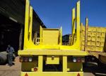 Small Logs Delivery Drawbar Skeleton Semi Trailer With Log Pillars 40 T Capacity