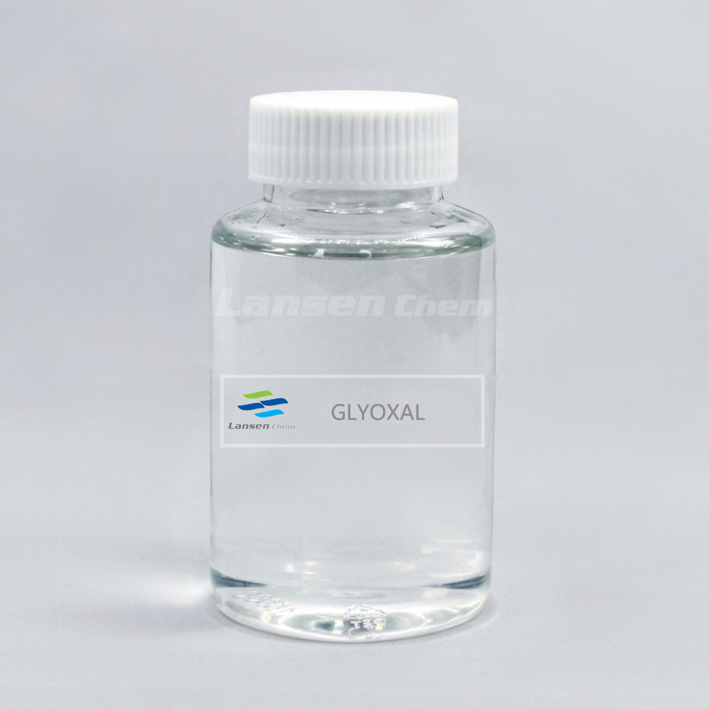 Fiber Treatment Agent Glyoxal 40% For Textile Industry Organic Synthetic Pressing Finishing Agent