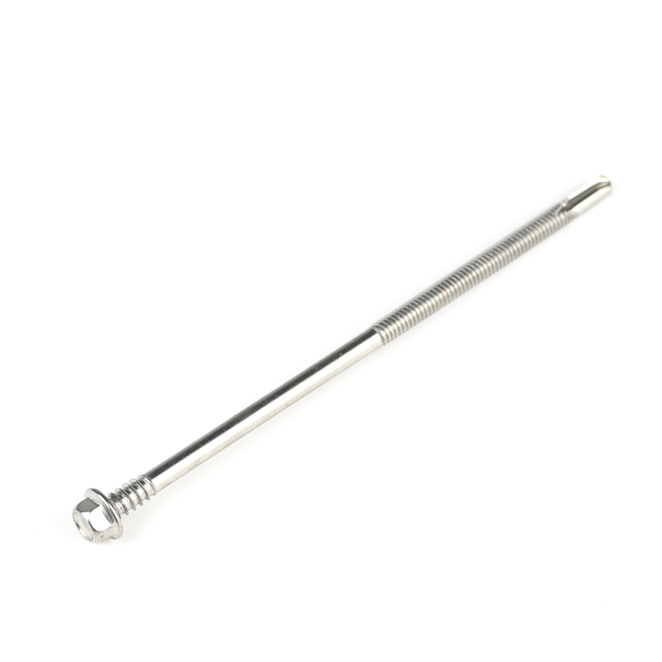 Torx Drive Double Thread Ss410 Stainless Steel Self Drilling Screws 5 Point Hex Head