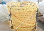 3 Strand Marine Mooring Rope Low Water Absorption Excellent Machining Performanc